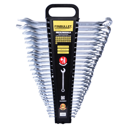 Finbullet Fixed link wrench set 25 pieces 6-32mm
