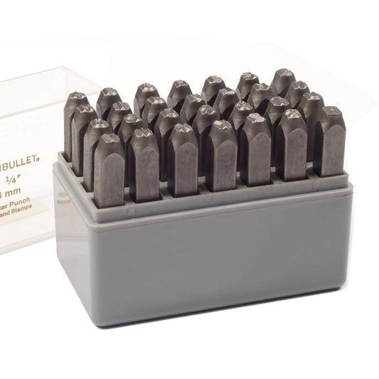 Finbullet Letter punch set 6mm 27-pcs