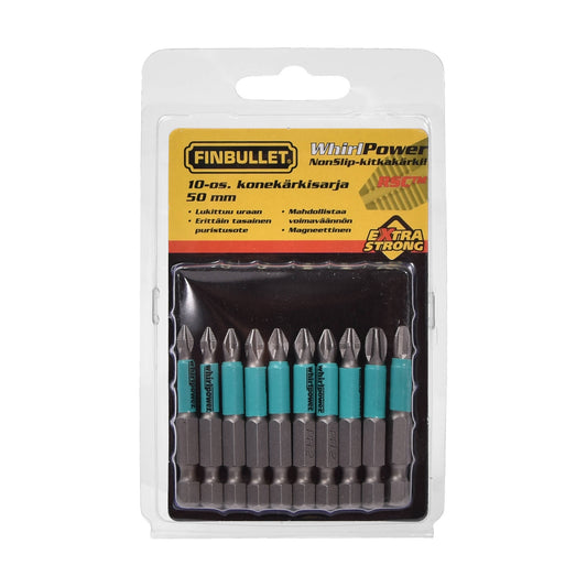 Finbullet Machine tip set 10-piece 50 mm