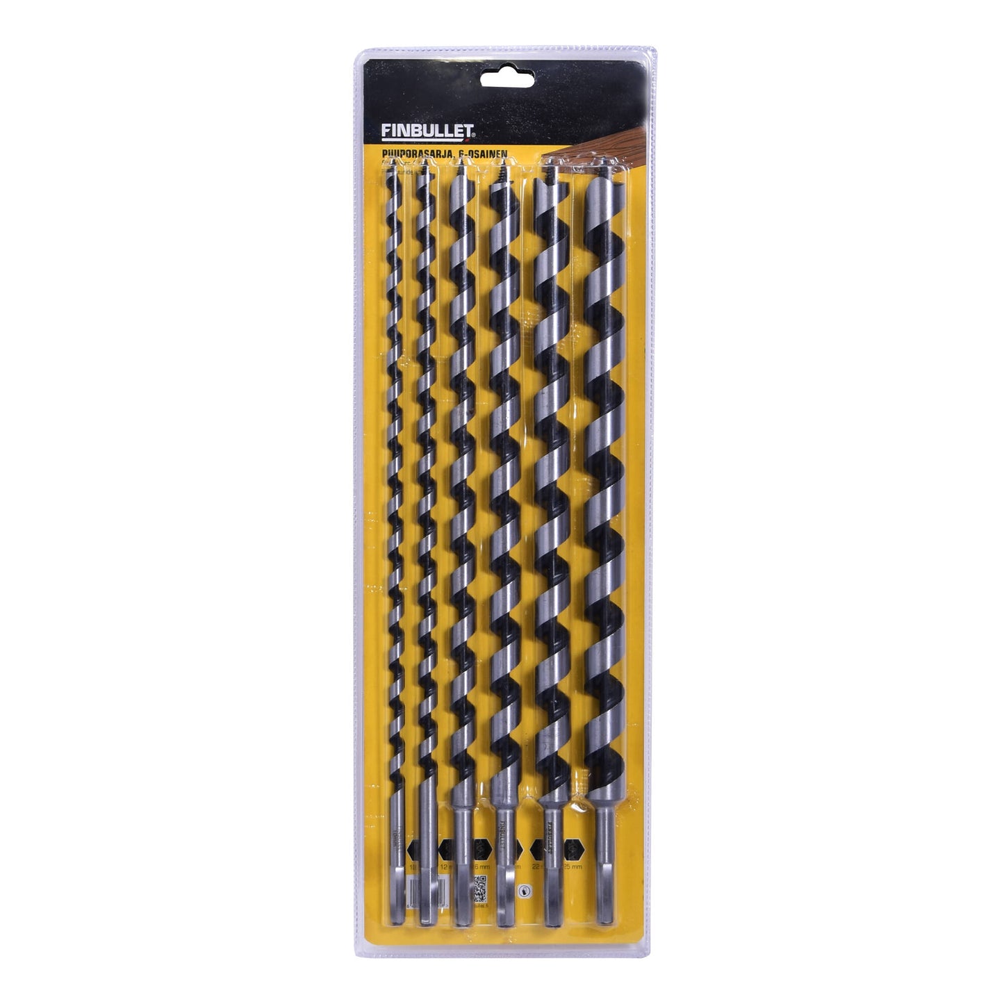 Finbullet Machine wood drill set 10-25 mm 6-piece