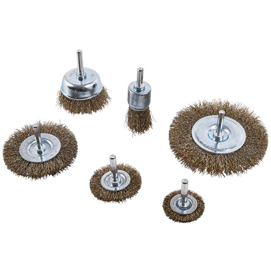 Finbullet Machine steel brush set 6-piece