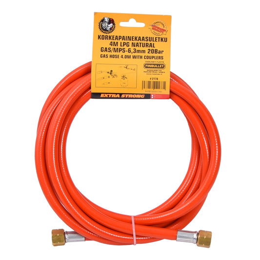 Finbullet High pressure gas hose 4 m
