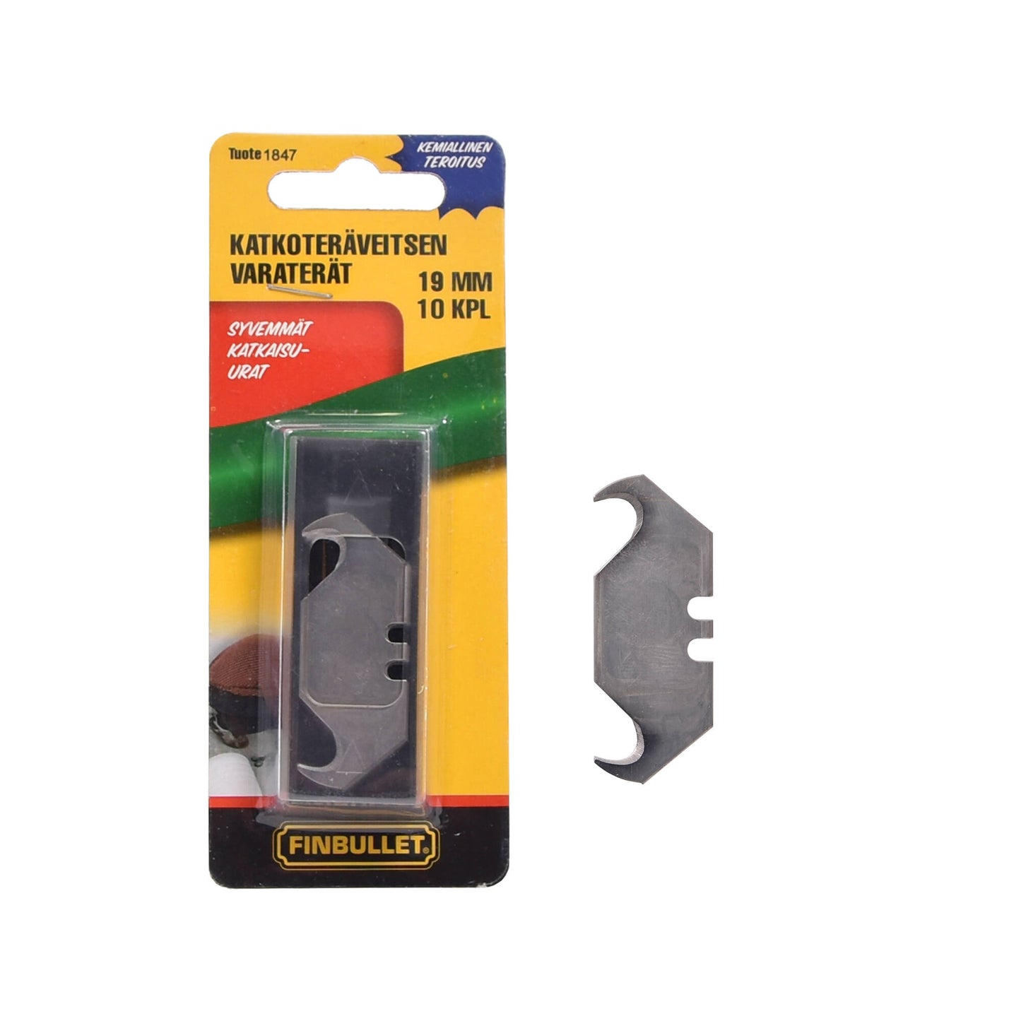 Finbullet Hook carpet knife blades 19mm