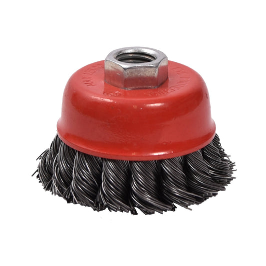 Finbullet cup brush for angle grinder