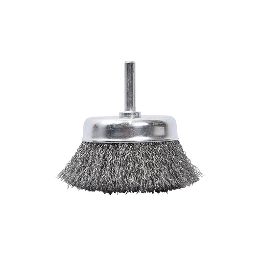 Finbullet Cup brush 75mm Spindle 6mm