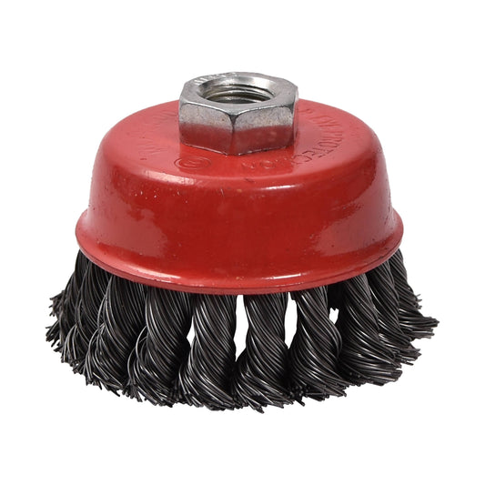 Finbullet cup brush for 75 mm angle grinder