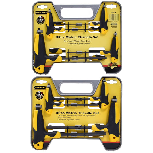 Finbullet Hexagon socket set T-handle 8-piece