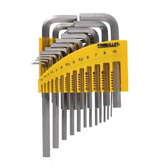 Finbullet Allen key set 25-piece 1.30-10mm &amp; 1/16-3/8"