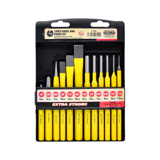 Finbullet Cold chisel set 12-pcs cr-v