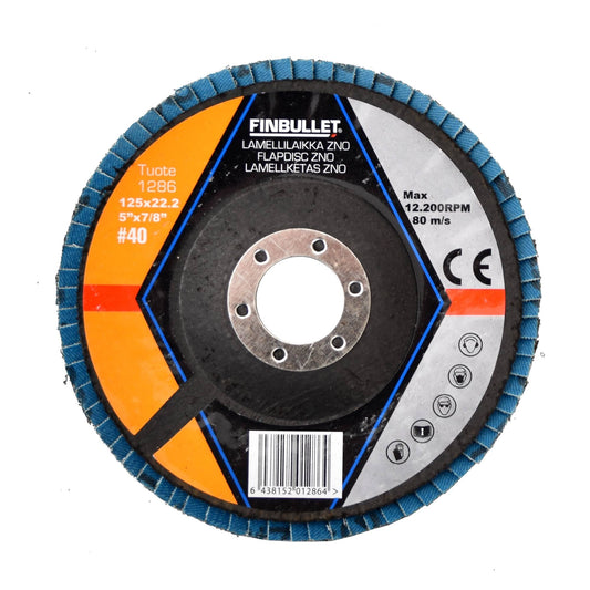 Finbullet Disc 125mm Zircon 40