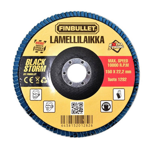 Finbullet Flap disc 150*22mm Zircon #40