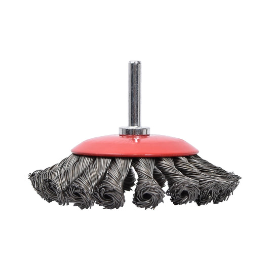 Finbullet Plate brush 100mm Spindle 6mm