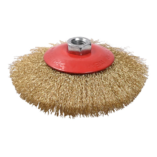 Finbullet Disc brush 125mm M14 corrugated