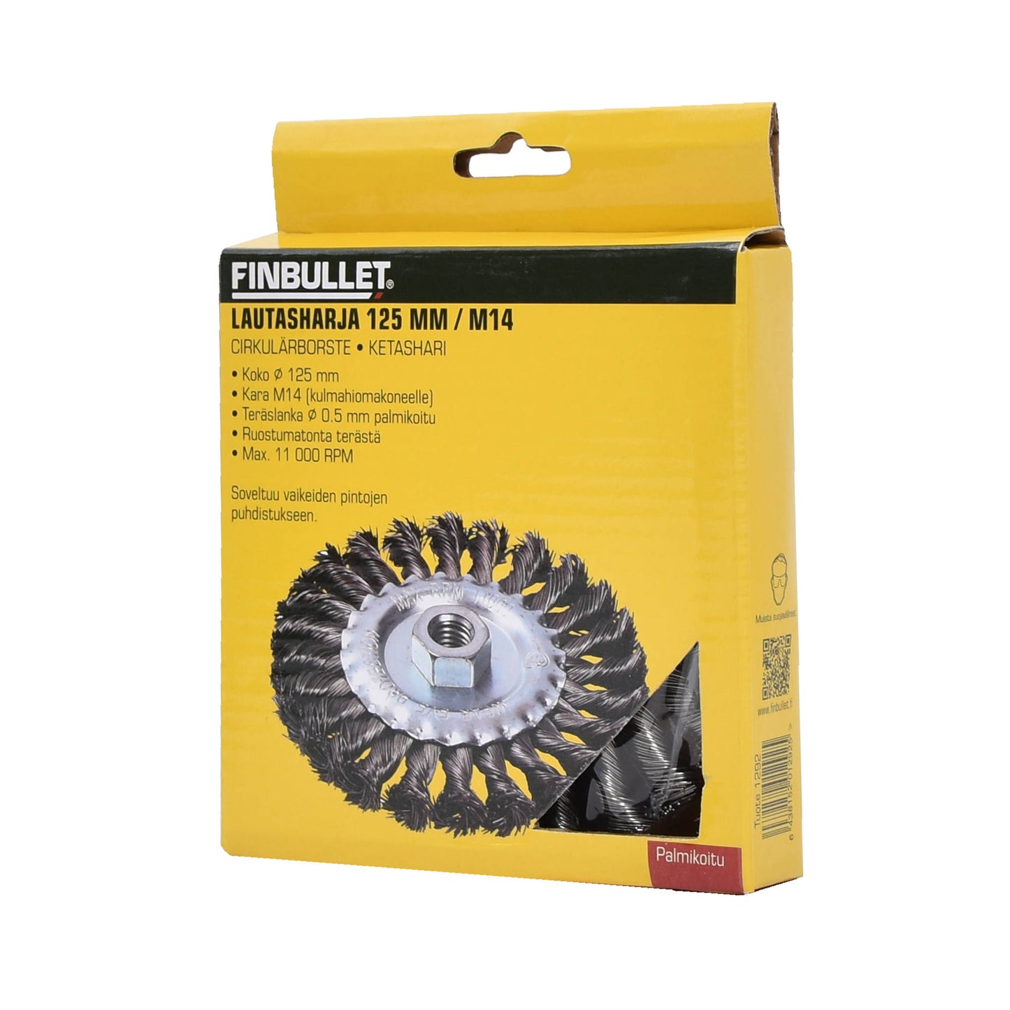 Finbullet Lautasharja 125 mm x M14 RST
