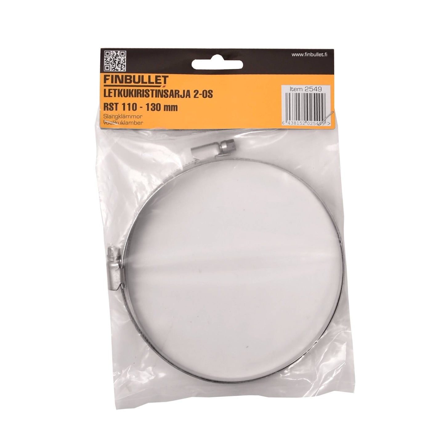 Finbullet Hose clamp set 110-130 mm