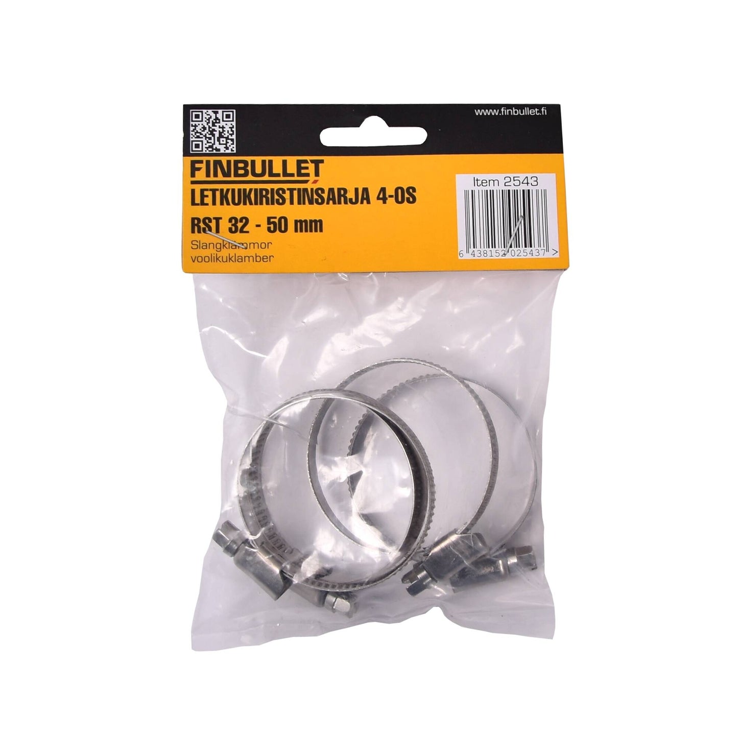 Finbullet Hose clamp set 32-50 mm