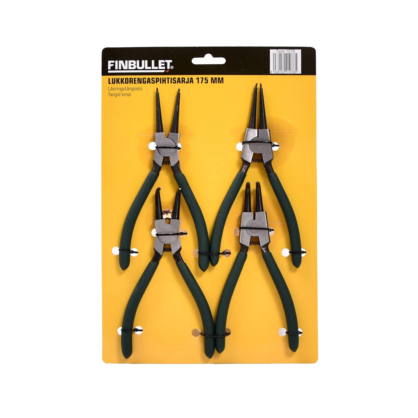 Finbullet Lukkorengaspihdit 175mm 4 osaa