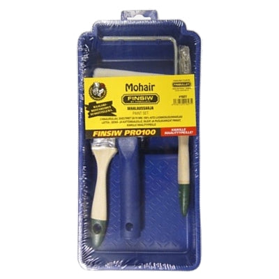 Finbullet Maalaustelasarja mohair 100mm 6-os