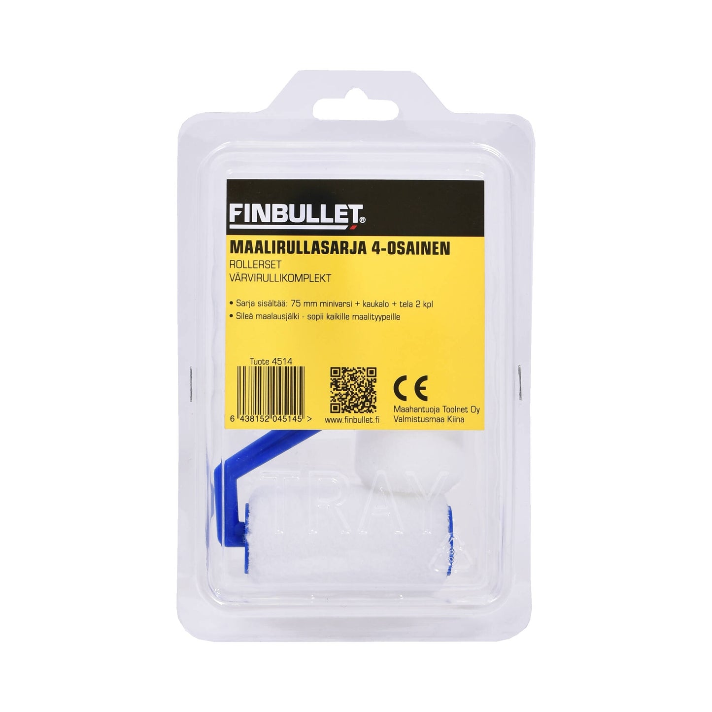 Finbullet Paint roller set 75mm MINI