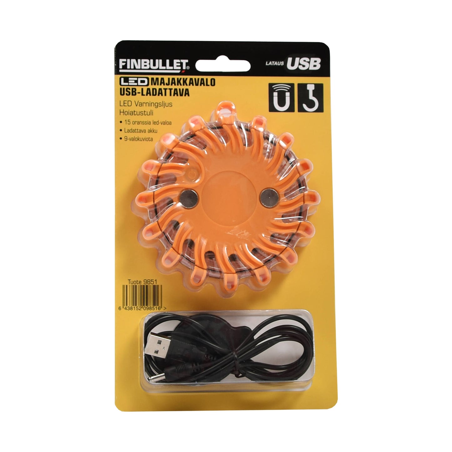 Finbullet Majakkavalo USB-ladattava
