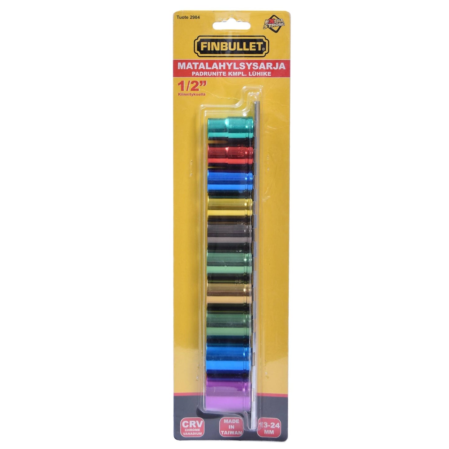 Finbullet Matalahylsysarja 1/2" 13-24mm