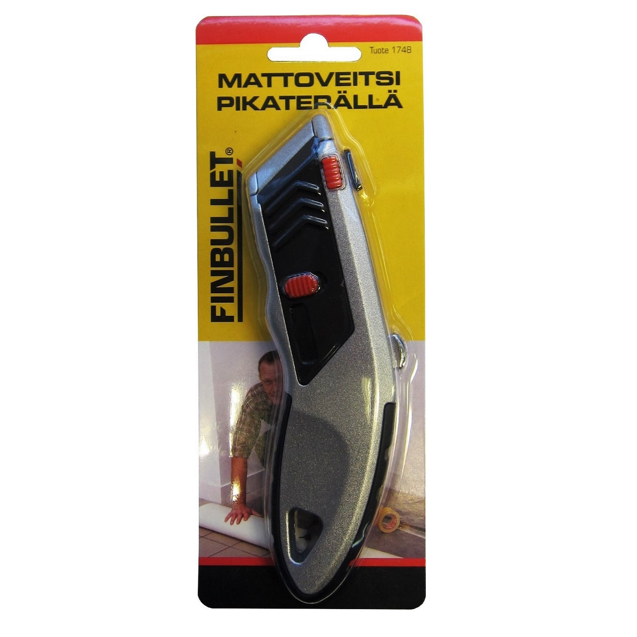 Finbullet Carpet knife with quick blade
