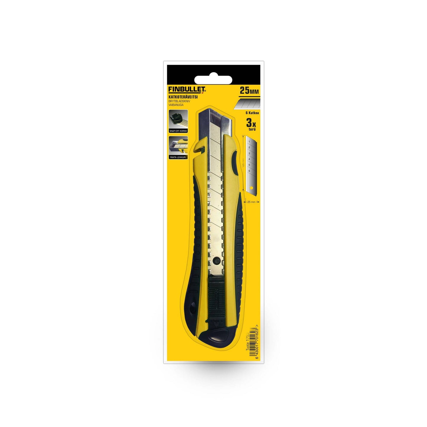 Finbullet Carpet knife super heavy 25mm