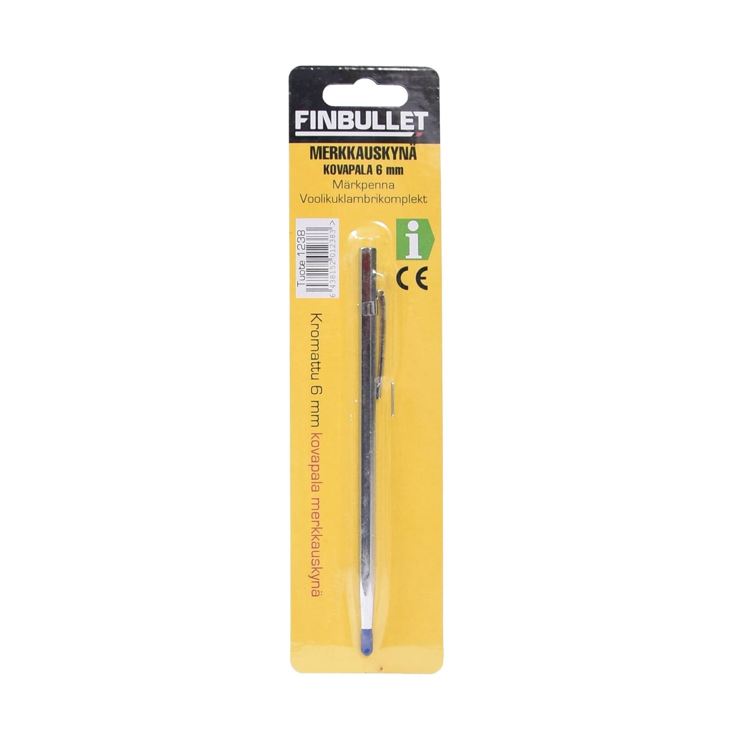 Finbullet Merkkauskynä kovapala 6mm