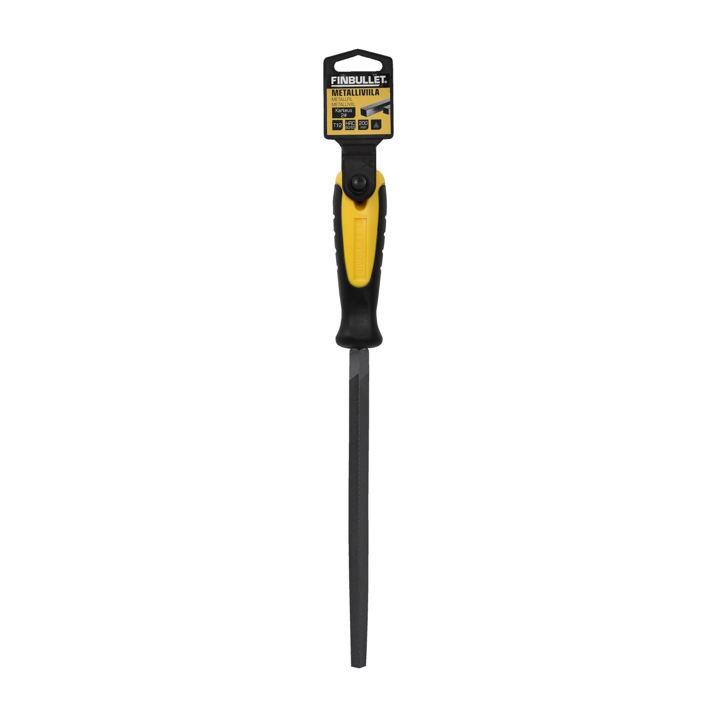 Finbullet Metalliviila 3-kulma 8" 200mm