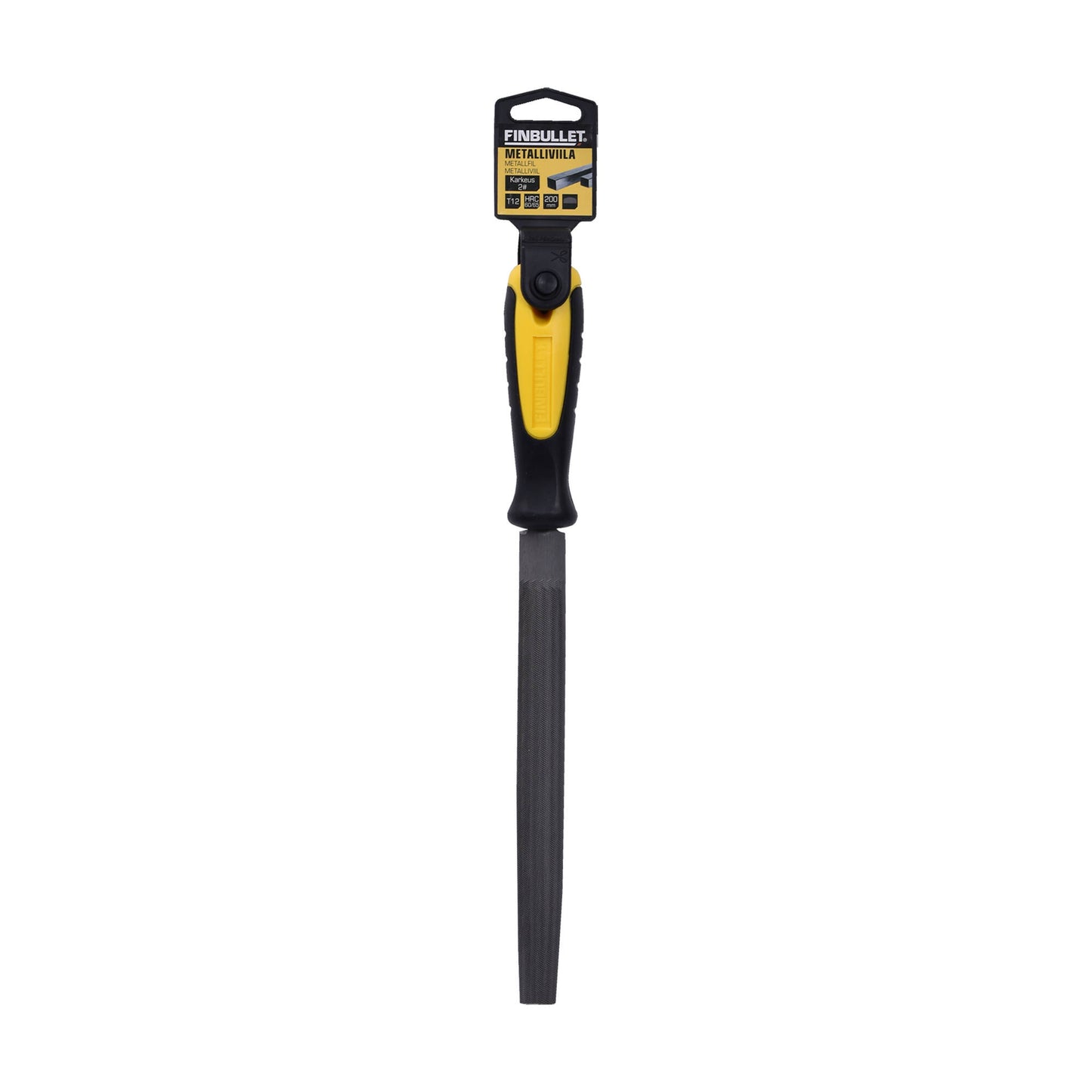 Finbullet Metalliviila puolipyöreä 8" 200mm