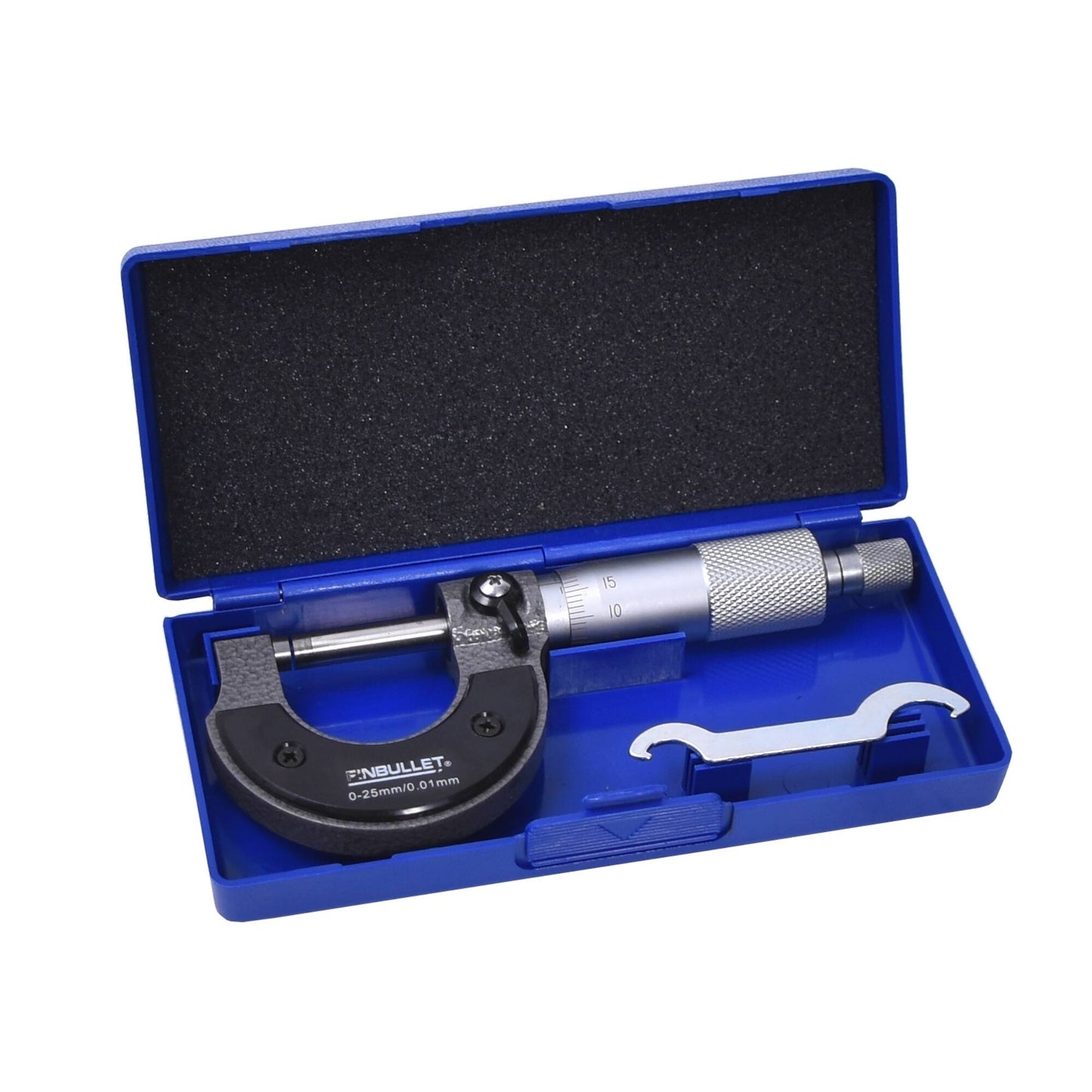 Finbullet Mikrometri 0-25mm x 0,01mm