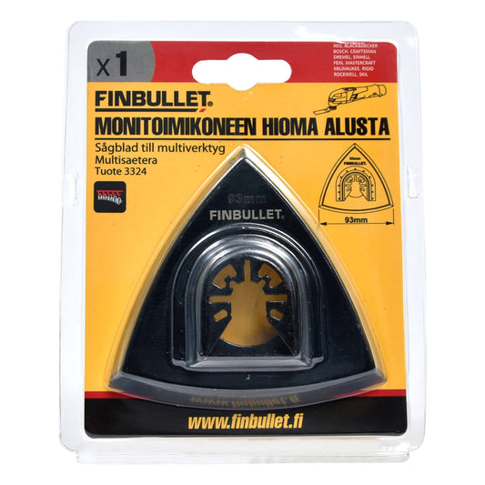 Finbullet Monitoimikoneen hioma-alusta 93mm