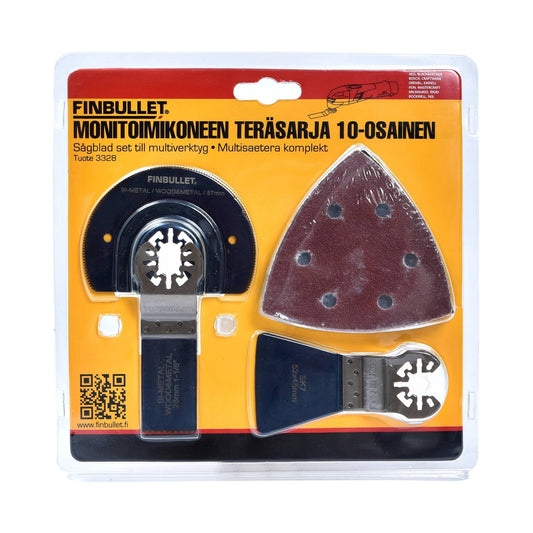 Finbullet Monitoimikoneenteräsarja 10 osaa