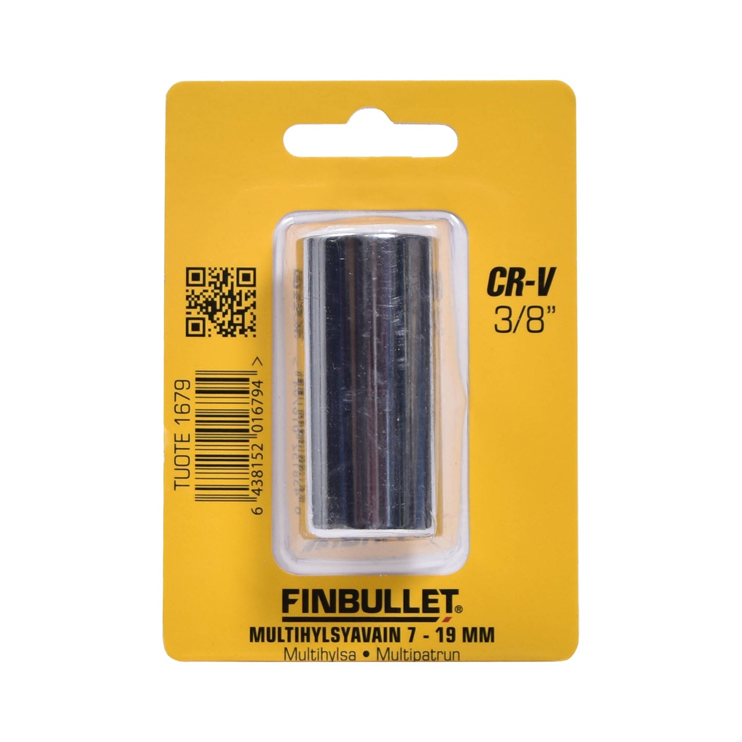 Finbullet Multi socket wrench in size 7mm-19mm/ 3/8".