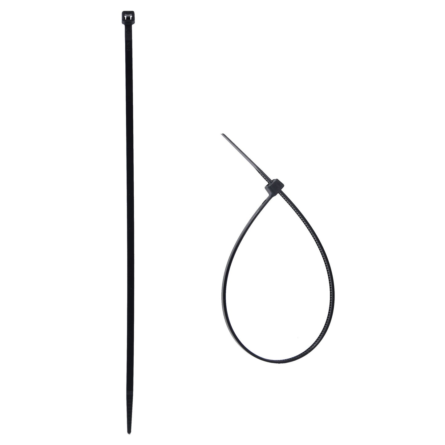 Finbullet Ties black 100pcs 2.5x100mm
