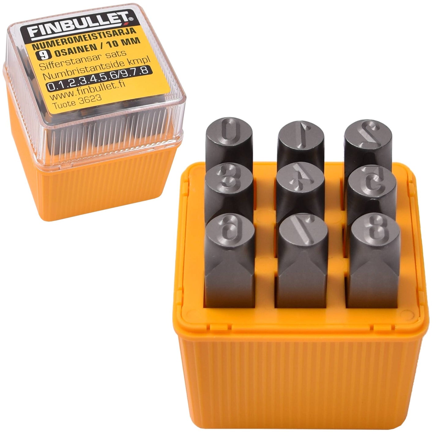 Finbullet Numeromeistisarja 10mm 9-os 0-9