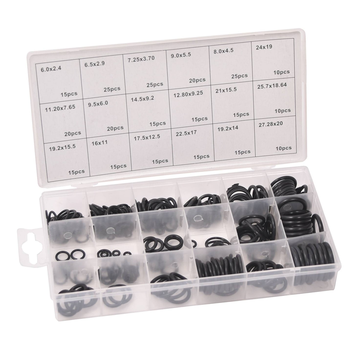 Finbullet O-Ring Set 300 pcs. 18 different sizes