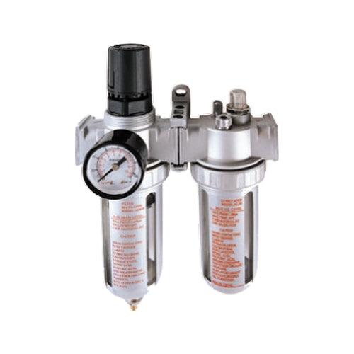Finbullet Pressure regulator + water separator/oiler.