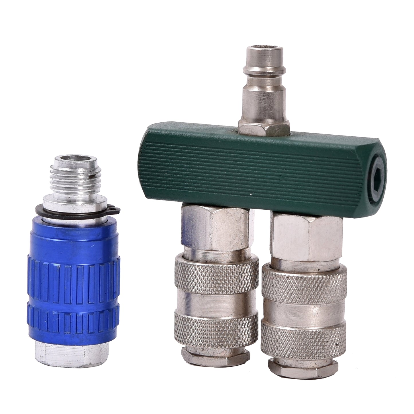 Finbullet Compressed air distribution valve with pressure regulator