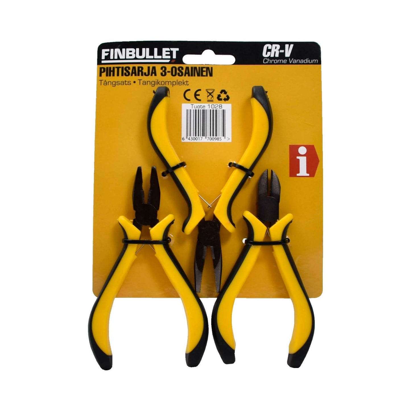 Finbullet Plier set 3-piece