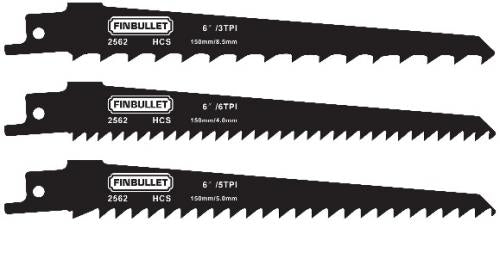 Finbullet Puukkosahanteräsarja 150 mm