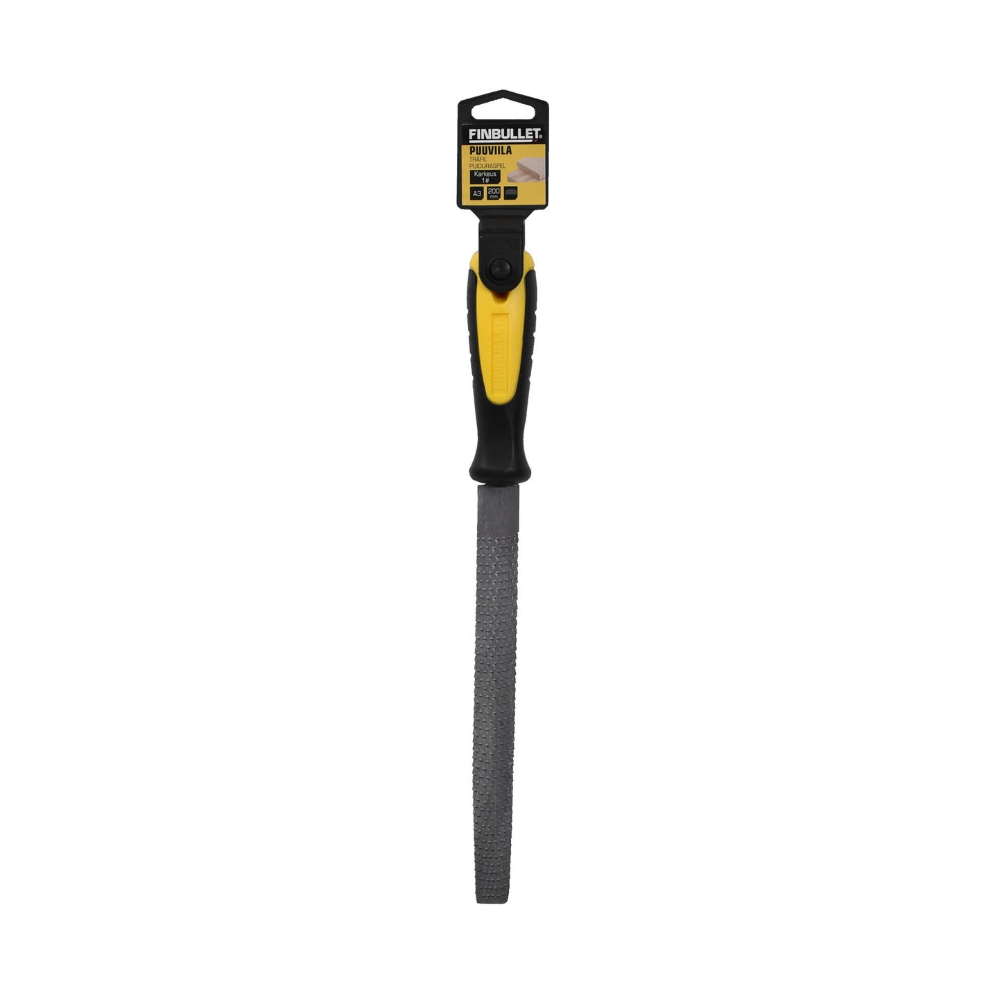 Finbullet Wood file semi-round/medium coarse