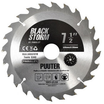 Finbullet Pyörösahanterä 216 mm 30T