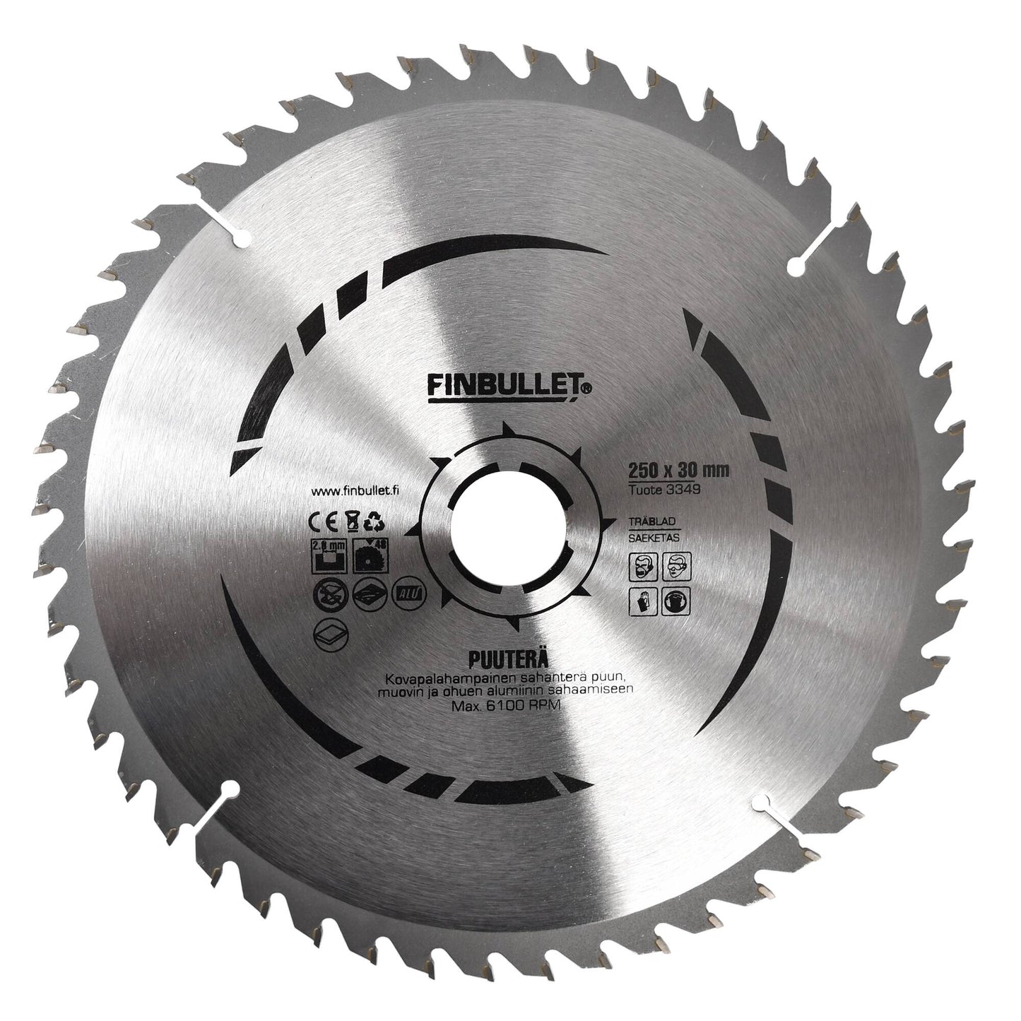 Finbullet Circular saw blade 250 mm 48T