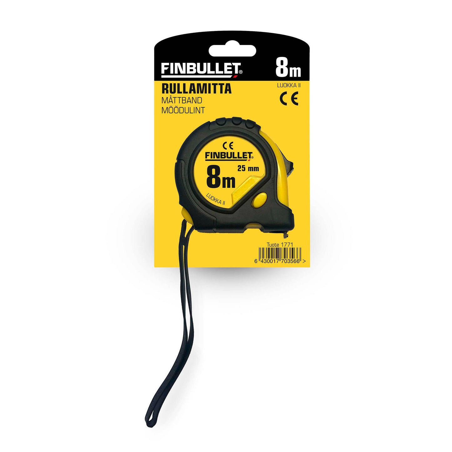 Finbullet Roll size 8 mx 25 mm