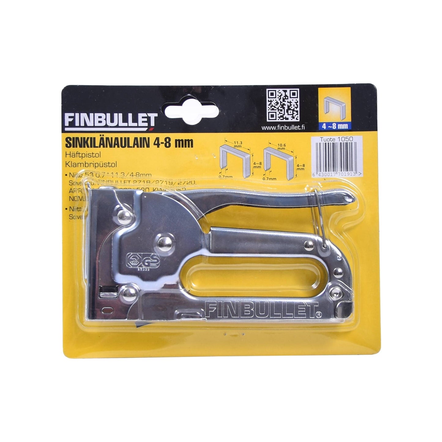 Finbullet Single nail 4-8mm