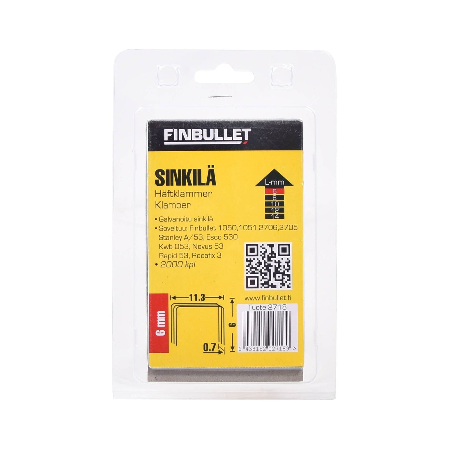 Finbullet Zinc rivet 53