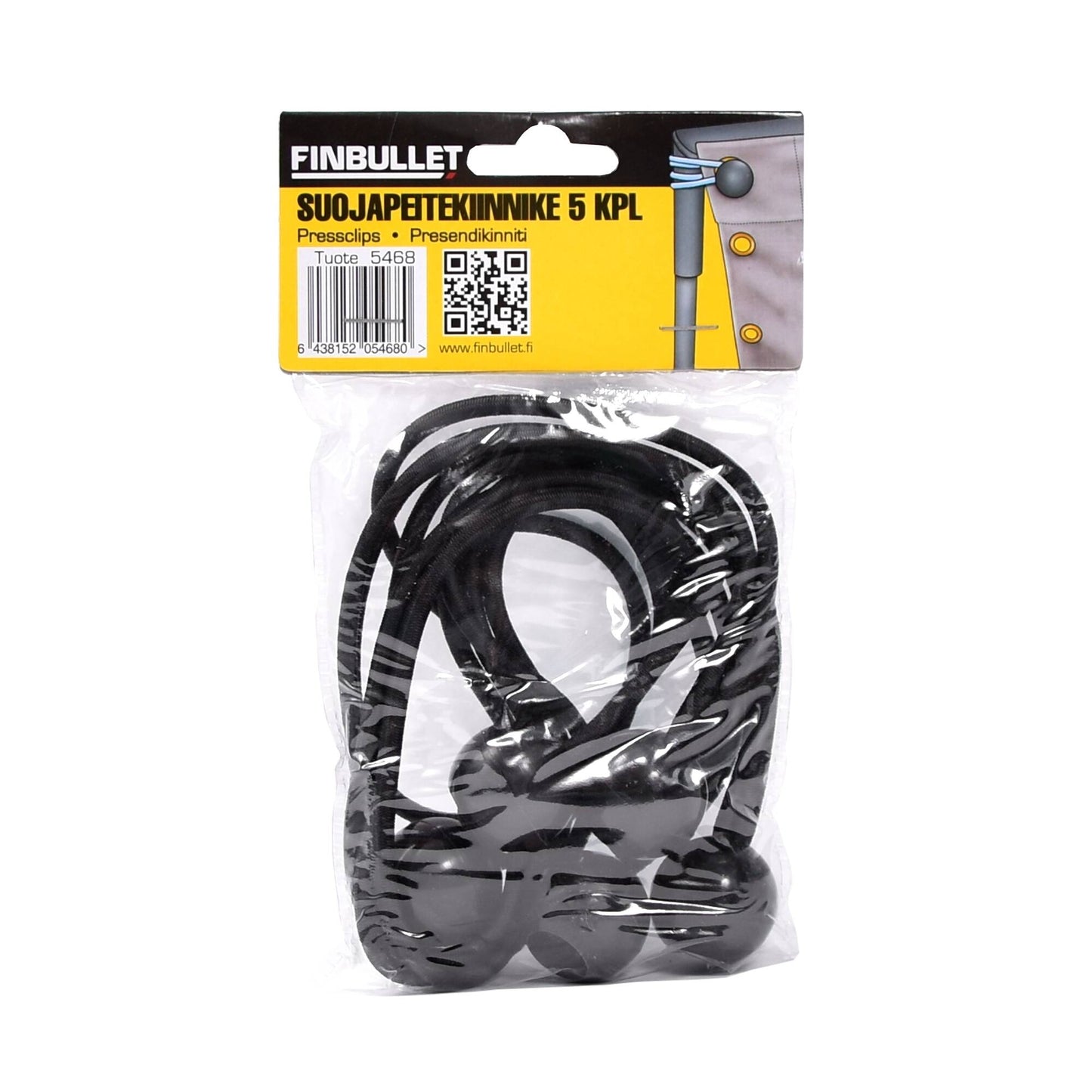 Finbullet Cover bracket set 5 pcs 4x250mm