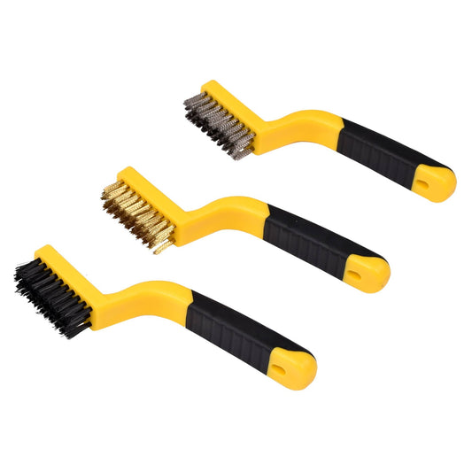 Finbullet Steel brush set 3-part 3x10 rows