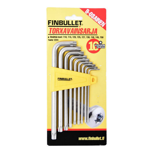 Finbullet Torx wrench set 9-part CrV